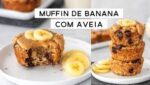 Muffins de Banana e Aveia