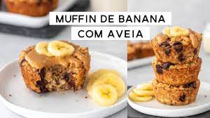 Muffins de Banana e Aveia